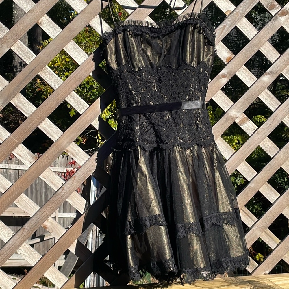 Gorgeous green Jessica McClintock dress